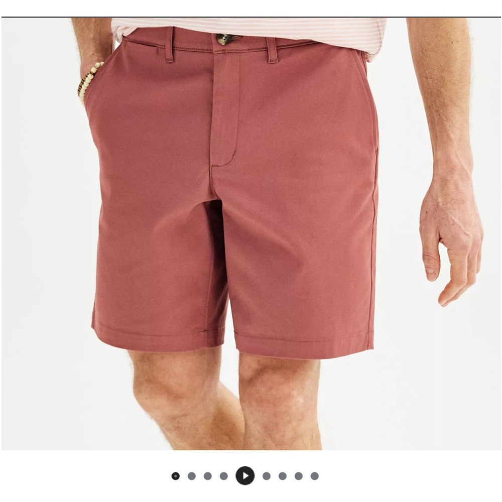 Sonoma Life & Style 9 inch Big Man  & Tall Chino shorts Pottery